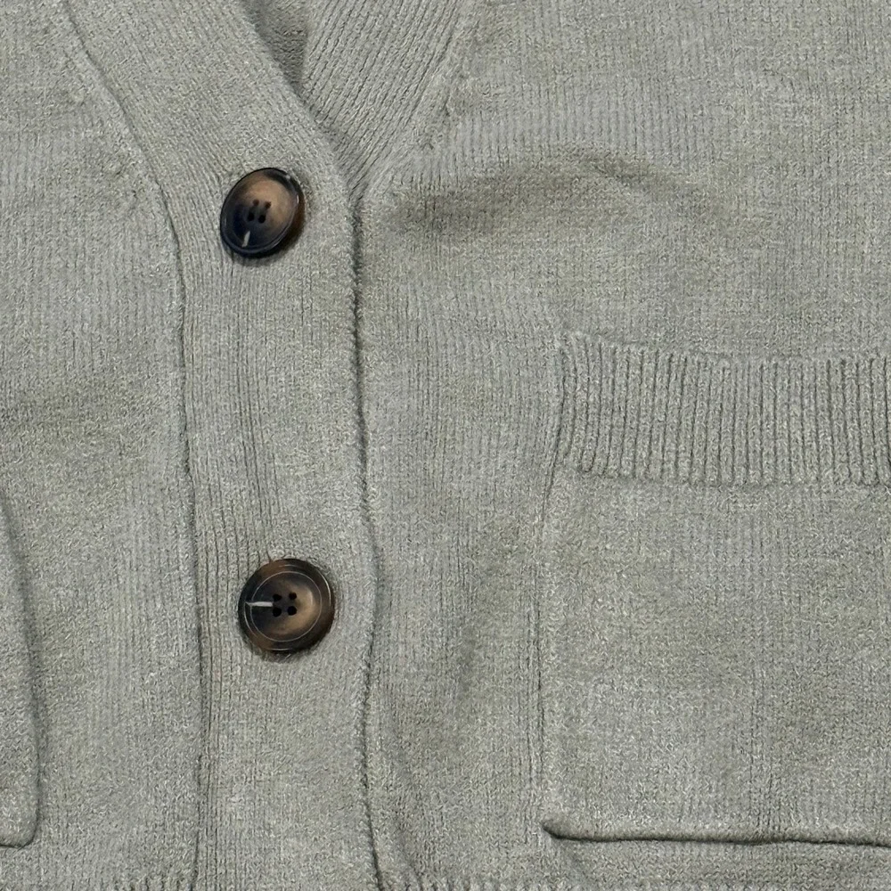 Philosophy Cardigan XS Short Fit Olive Green - Picture 10 of 15